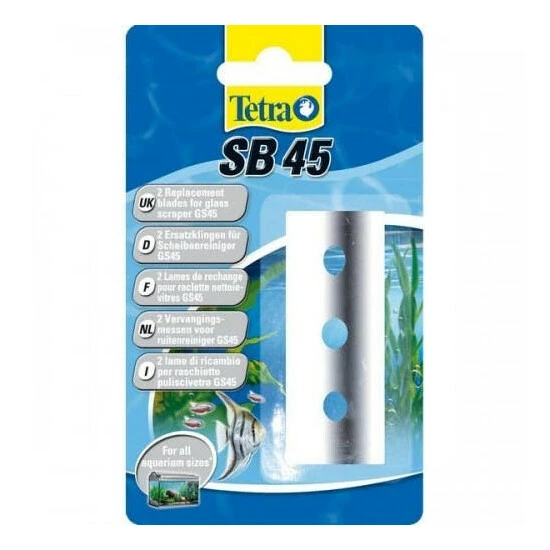 Tetra Glass Scraper Blades (Pack Of 2) (Silver) (One Size) Accessories 2 Tetra Glass Scraper Blades (Pack Of 2) (Silver) (One Size) Accessories - Image 2