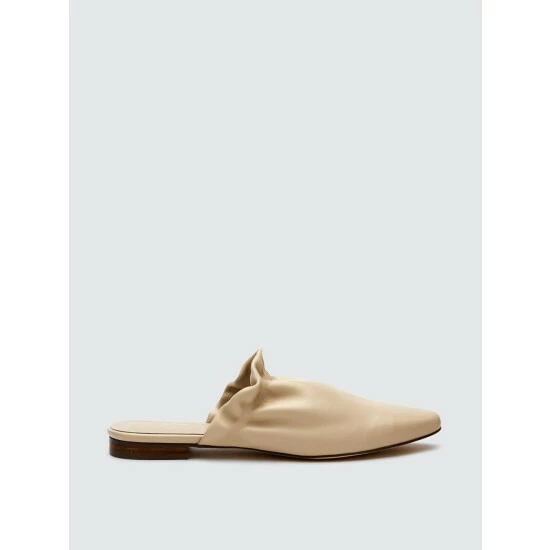 Matisse Vienna Ivory Leather Mule Mules & Slides 2 Matisse Vienna Ivory Leather Mule Mules & Slides - Image 2