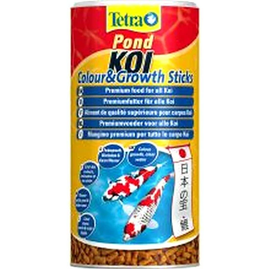 Tetra Pond Koi Color & Growth Sticks Fish Food (May Vary) (One Size) Food & Treats 2 Tetra Pond Koi Color & Growth Sticks Fish Food (May Vary) (One Size) Food & Treats - Image 2